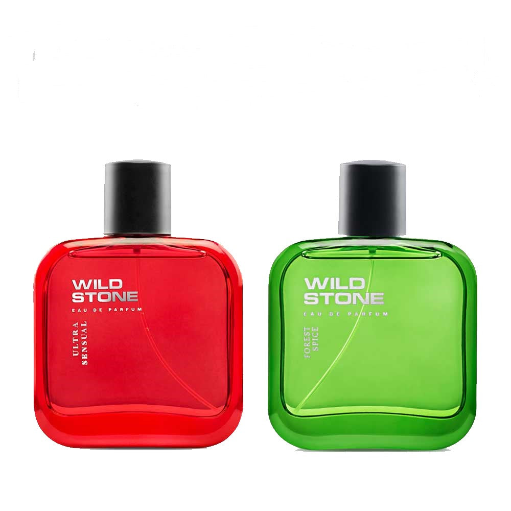 Wild Stone Forest Spice & Ultra Sensual Pack Of 2 Eau de Parfum - 100 ml (For Men)