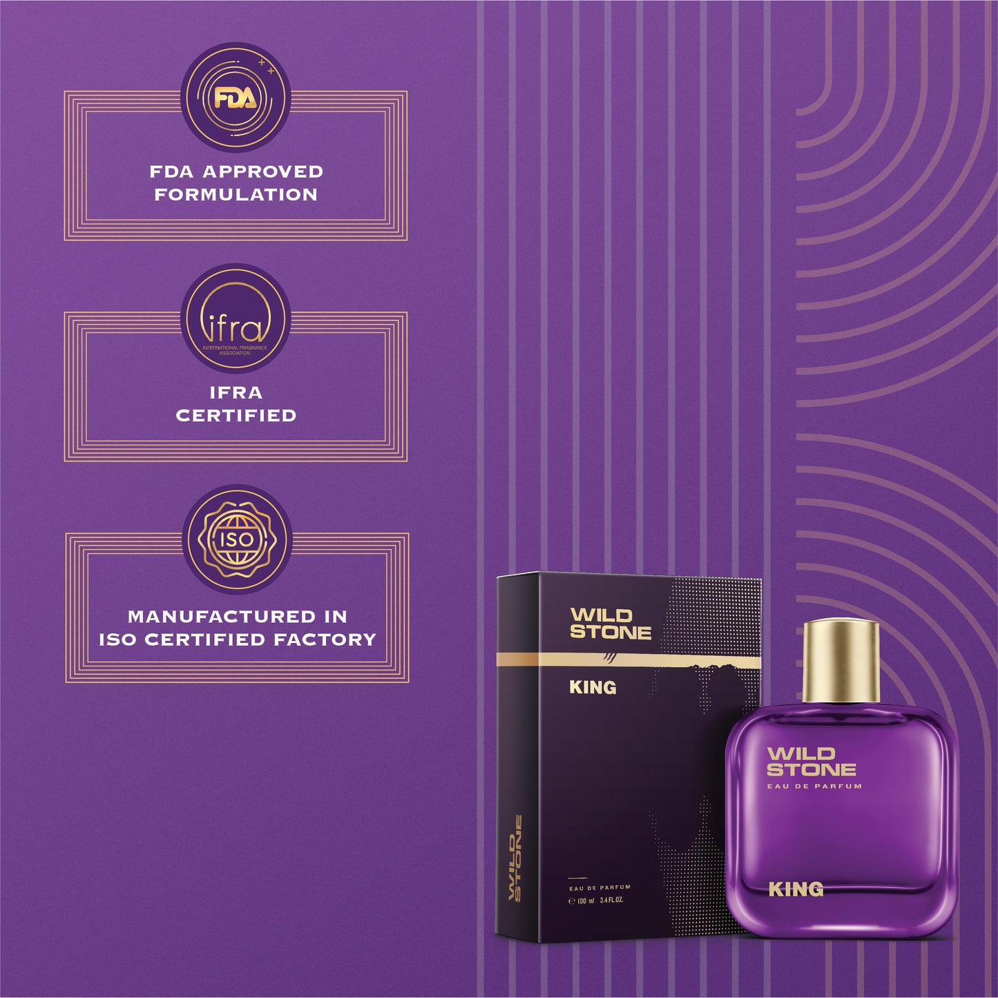 Wild Stone King Perfume for Men 100 ml