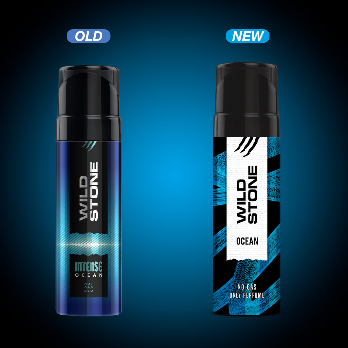 Wild Stone Intense Ocean No Gas Deodorant, 120ml