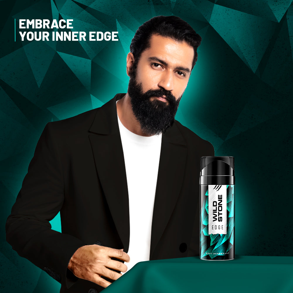 Wild Stone Edge Deodorant Pack of 2 (150ml each)