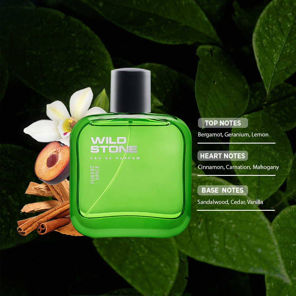 Wild Stone Forest Spice & Ultra Sensual Pack Of 2 Eau de Parfum - 100 ml (For Men)