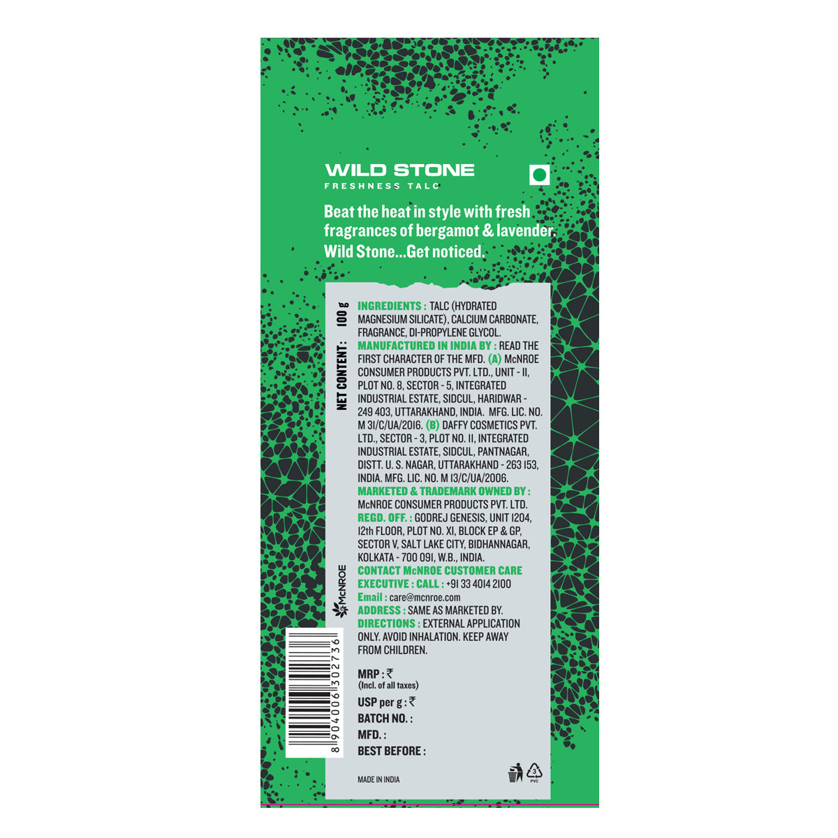 Wild Stone Hydra Energy Talc Pack of 3 (300gm each)