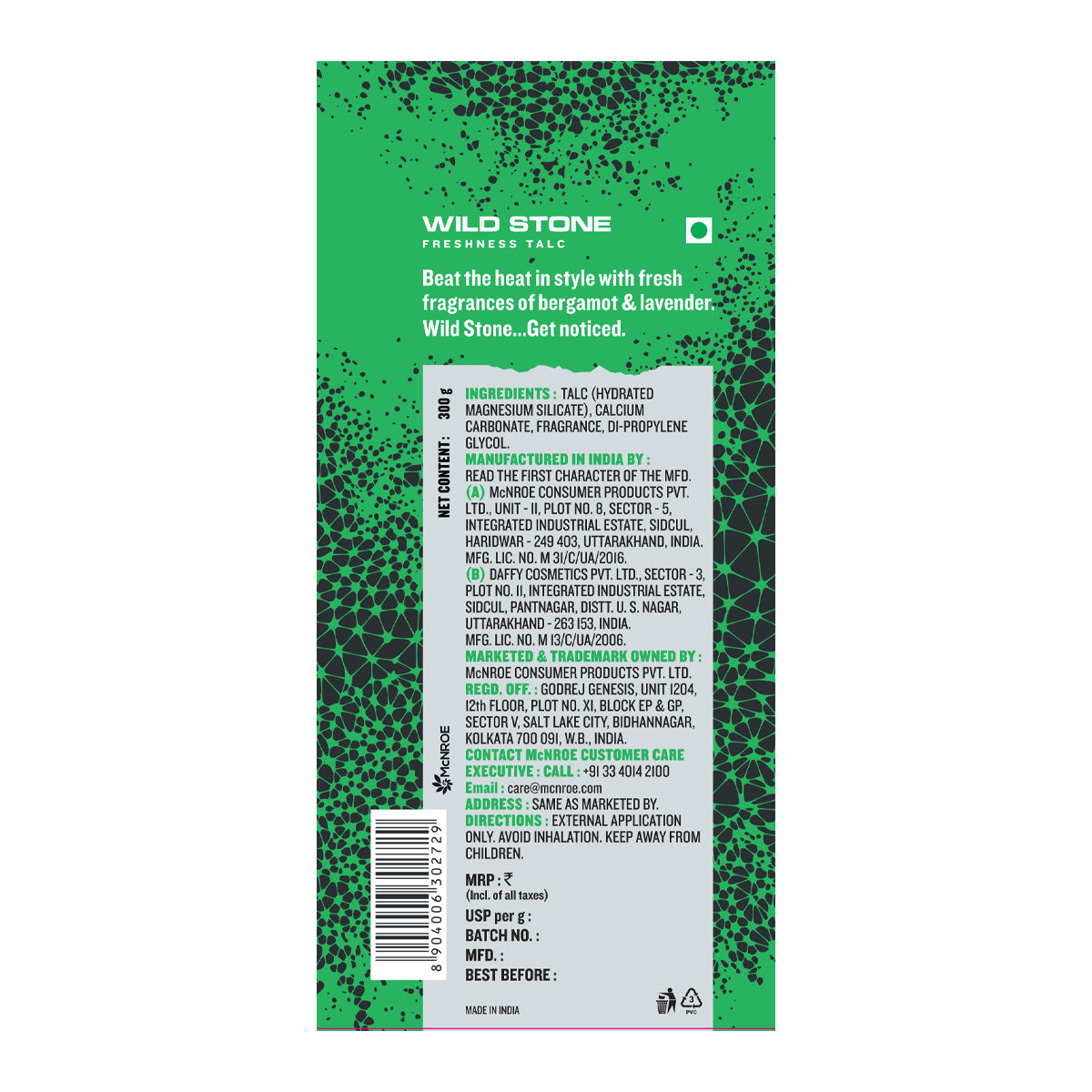 Wild Stone Hydra Energy Talc, 300gm