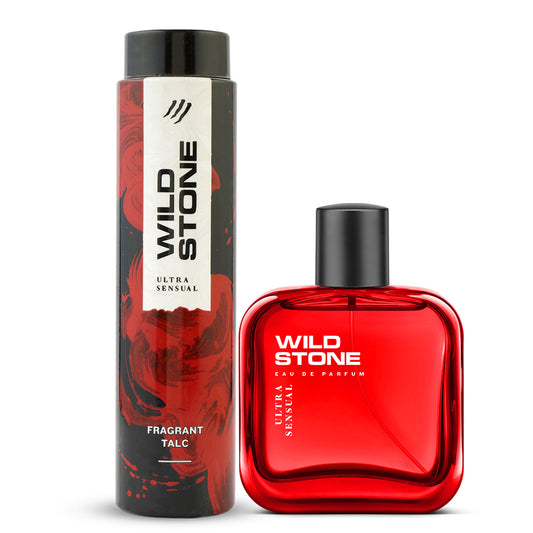Pushpa 2 x Wild Stone Ultra Sensual Perfume (100 ML) + Wild Stone Ultra Sensual Talc (100 gm)