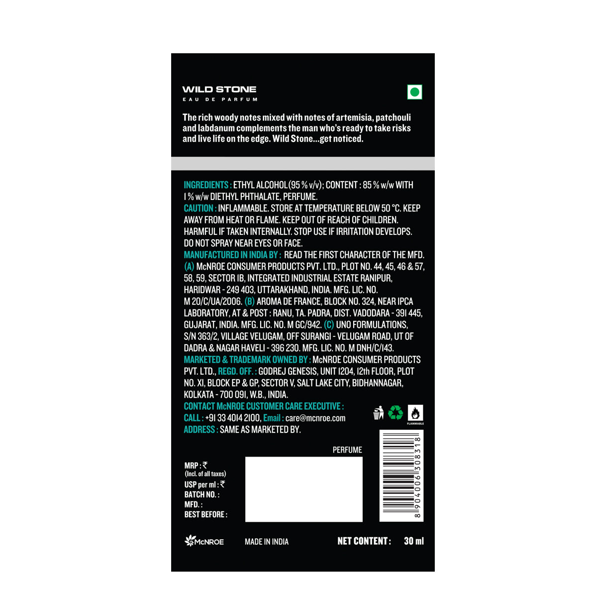 Wild Stone Gift Collection (Edge Perfume - Pack of 2, 30ml each)