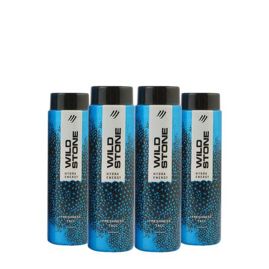 Pushpa 2 x Wild Stone Hydra Energy Talc – Pack of 4 (50 gm each)