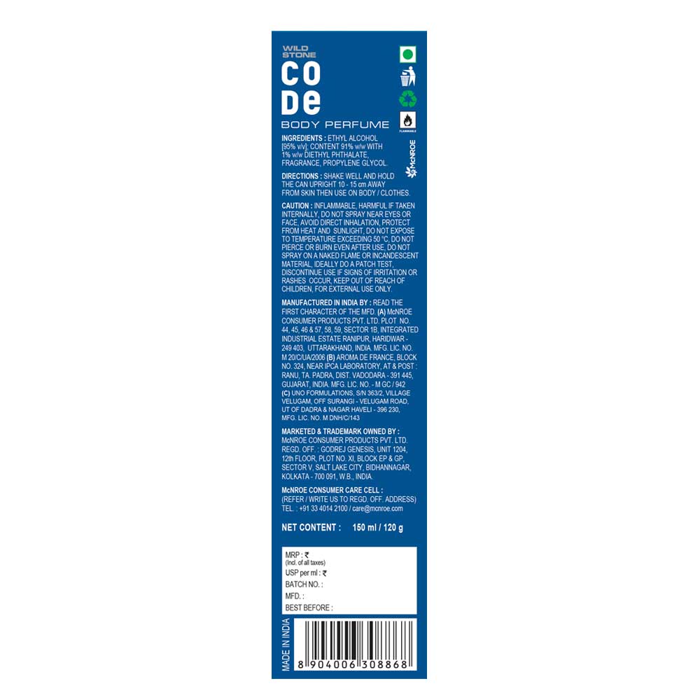 Titanium body perfume back cover 1