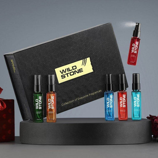 Wild Stone Gift box Perfume for Men, Pack of 6 (8ml each)