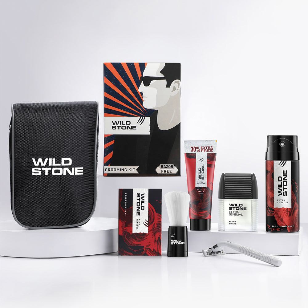 Wild Stone Grooming 101 Kit for, Men