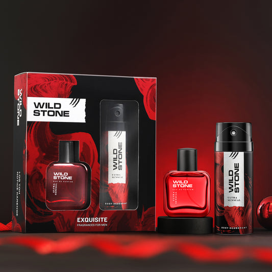 Wild Stone Ultra Sensual Fragrance Combo for Men (Perfume - 50 ml & Deodorant -150 ml)