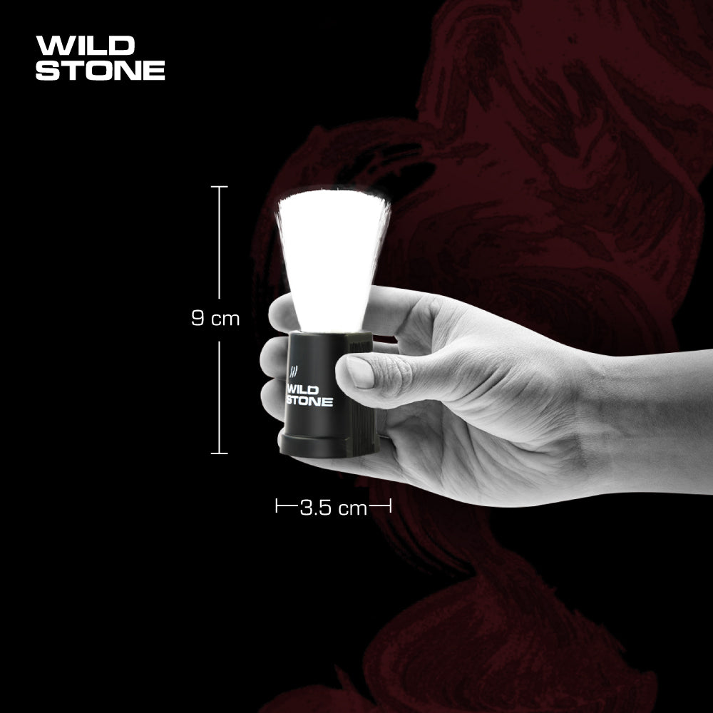 Wild Stone Ultra Sensual Shaving Brush for Men, Pack of 2