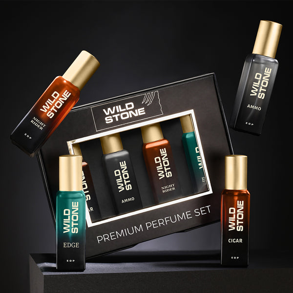Wild Stone Premium Perfume Gift Set for Men 20 Ml Each l Luxury perfume for Men to Smell Great l Long-Lasting Fragrances l EDP Parfum for Man l