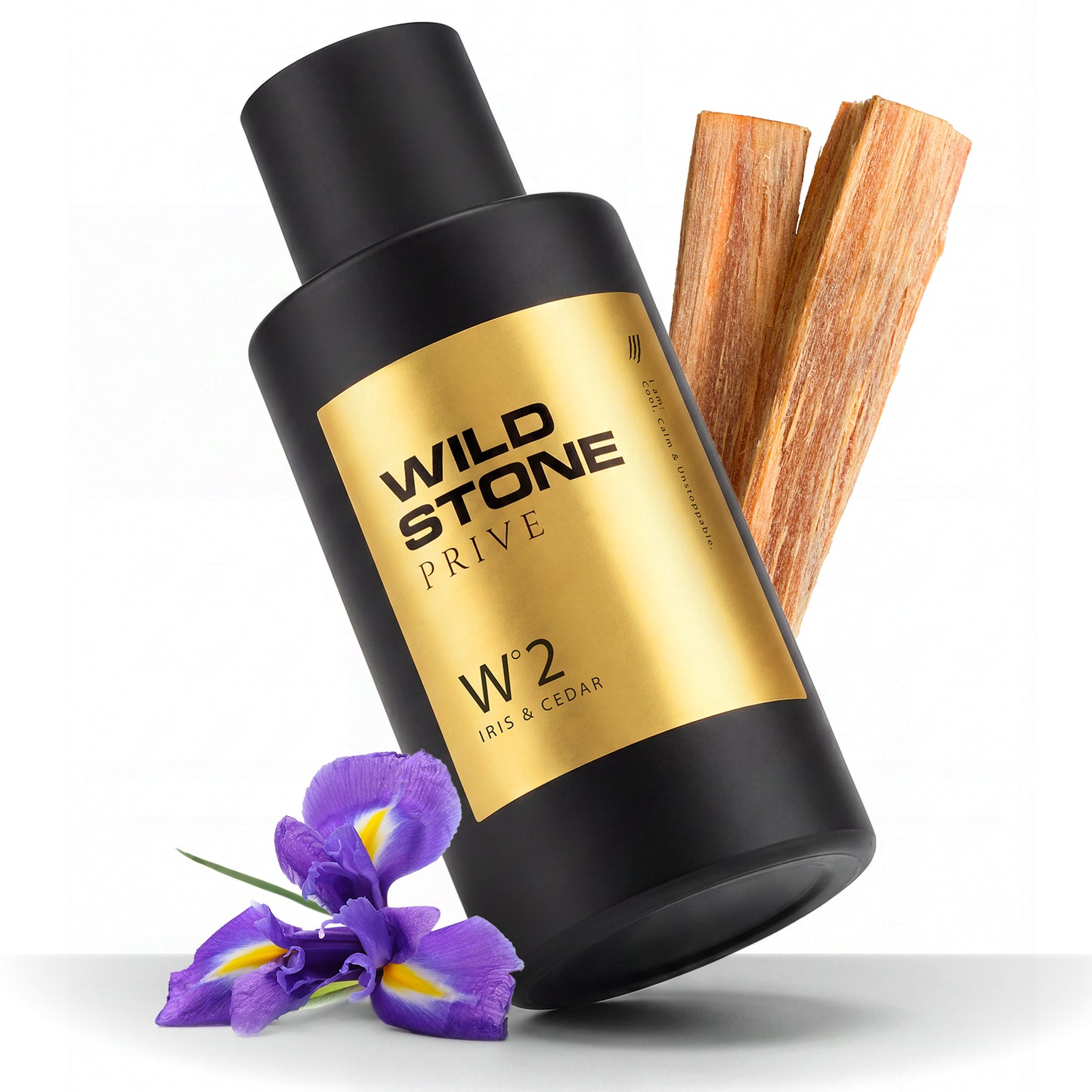 Wild Stone Prive W°2 Iris & Cedar Parfum for Men 100ml | Luxury Long Lasting Perfume