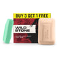 Wild Stone Buy 3 Get 1 Free Soap Combo for Men (2 Ultra Sensual and 2 Forest Spice 125gm each)