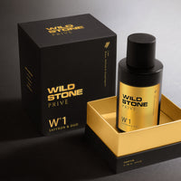 Wild Stone Prive W°1 Saffron & Oud Parfum for Men 100ml | Luxury Long Lasting Perfume | Rich, Oud & Woody Fragrance | Premium Men's Perfume