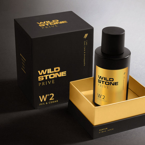 Wild Stone Prive W°2 Iris & Cedar Parfum for Men 100ml | Luxury Long Lasting Perfume