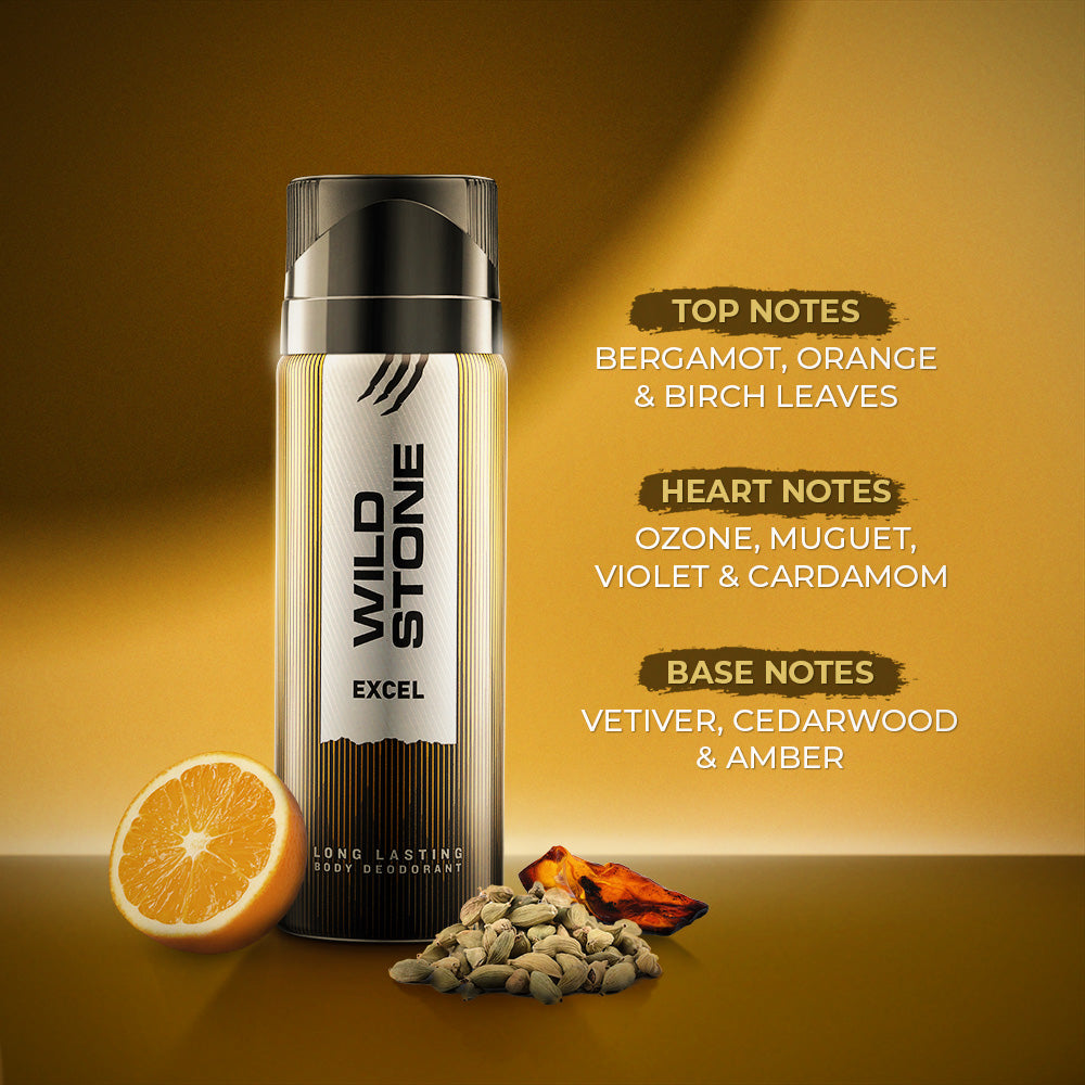 Wild Stone Excel Deodorant, 200ml