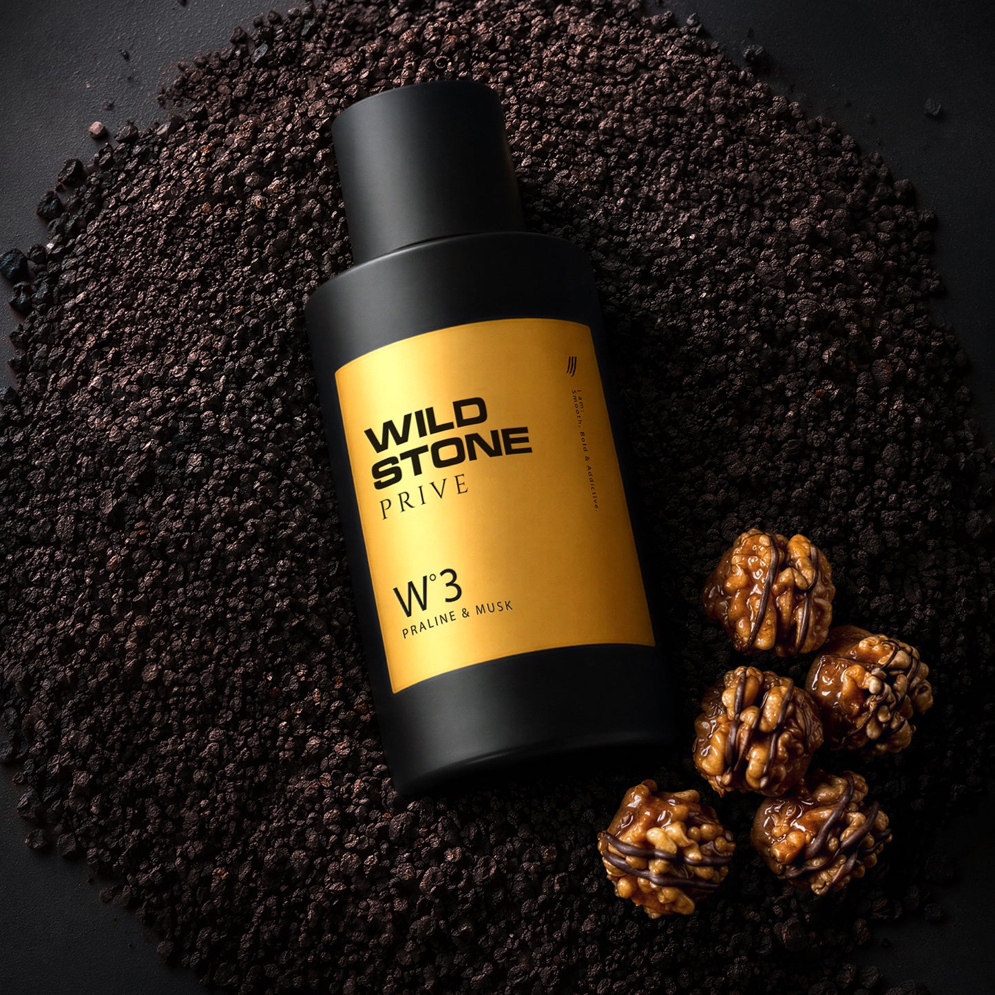 Wild Stone Prive W°3  Wild Stone W3 Praline & Musk Parfum for Men 100ml | Luxury Long Lasting Fragrance | Warm, Vanilla & Gourmand Fragrance | Premium Men's Perfume