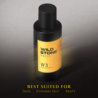 Wild Stone Prive W°3  Wild Stone W3 Praline & Musk Parfum for Men 100ml | Luxury Long Lasting Fragrance | Warm, Vanilla & Gourmand Fragrance | Premium Men's Perfume
