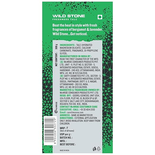 Wild Stone Hydra Energy Talcum, 400 g