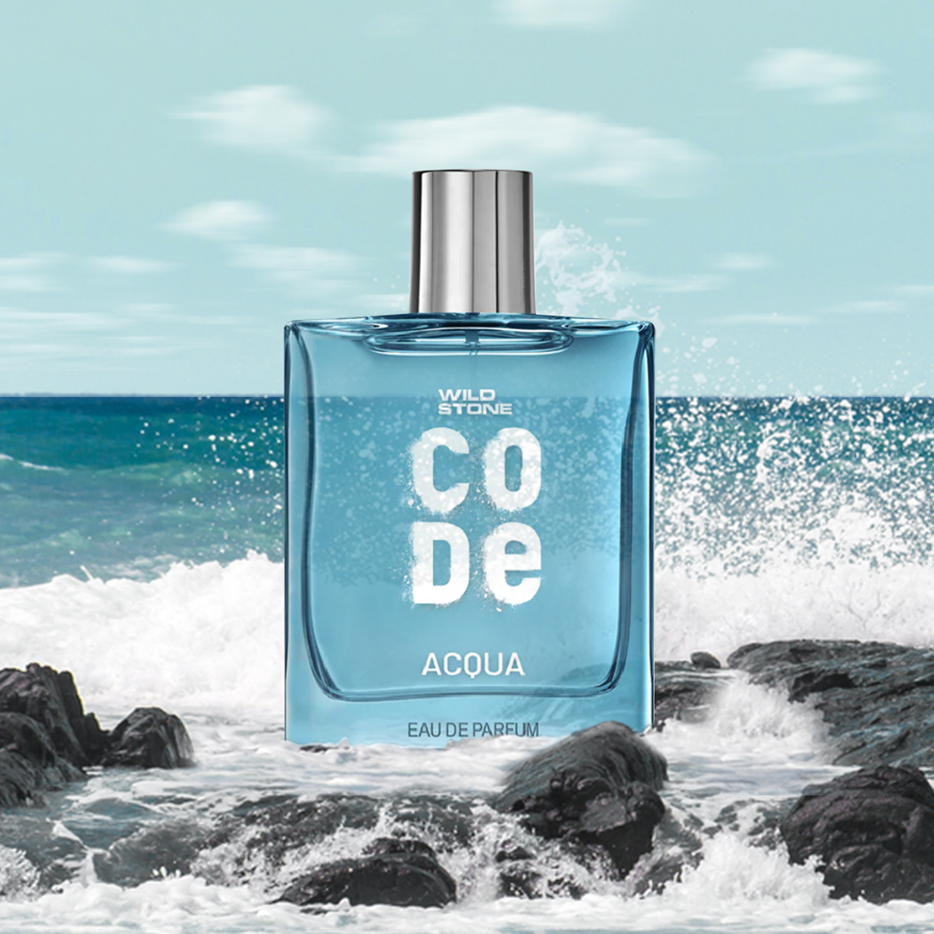 CODE Acqua Long Lasting Luxury Perfume for Men, 100 ml | Fresh & Energetic Fragrance