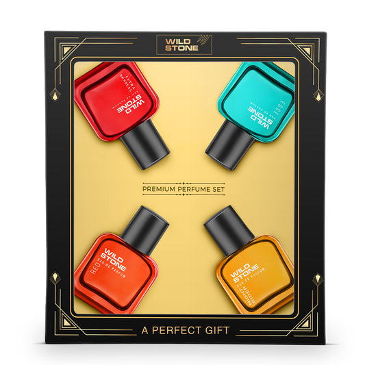 Wild Stone Edge, Night Rider, red and Ultra Sensual Perfume Combo for Men, Long Lasting Smell | Pack of 4 (30ml each)
