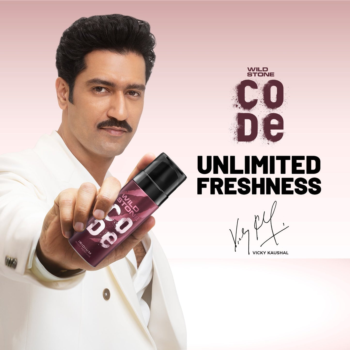 Wild Stone CODE Iridium Body Perfume for Men, 150ml