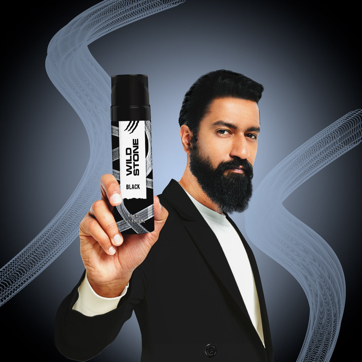 Wild Stone Intense Black No Gas Deodorant, 150ml