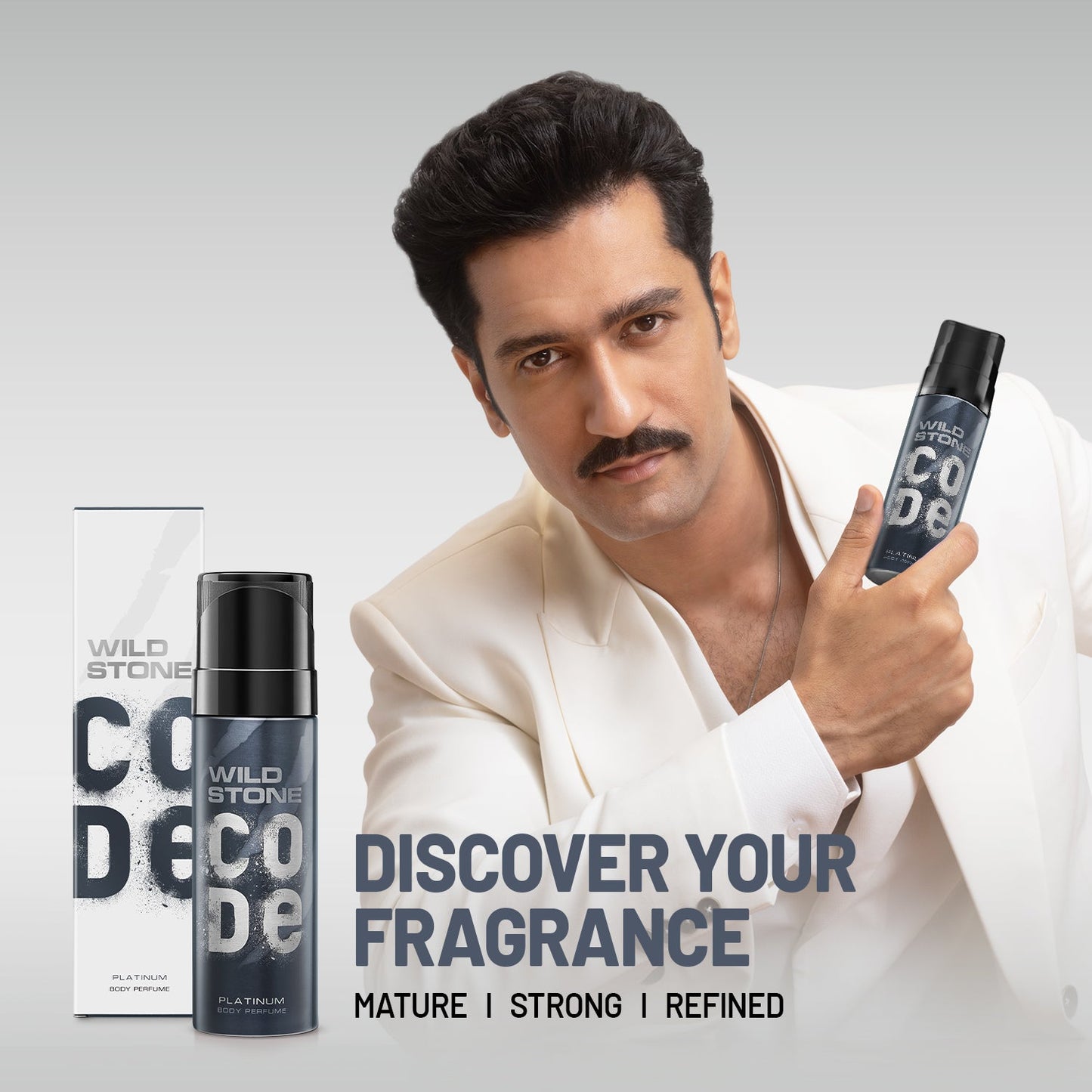 Wild Stone CODE Platinum Body Perfume for Men 150ml