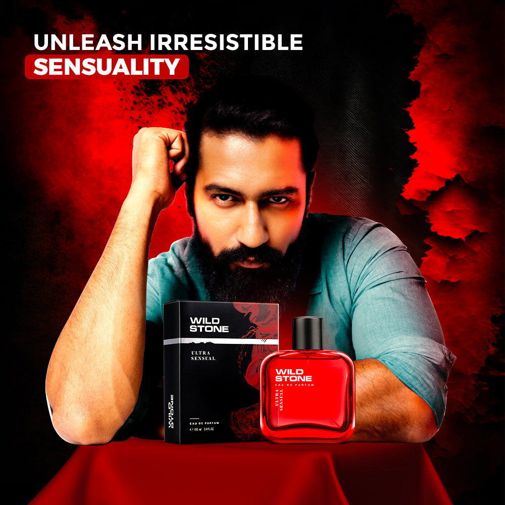 Wild Stone Ultra Sensual Perfume, Pack of 2 (100ml each)