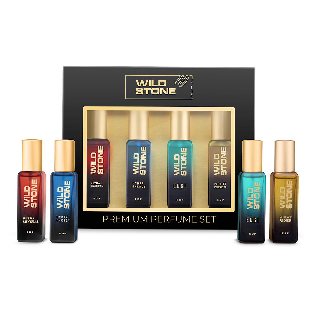 Wild Stone Premium Perfume Gift Set for Men - 20 Ml Each l Luxury perfume for Men to Smell Great l Long-Lasting Fragrances l EDP Parfum for Man l Suited for Every Occasion