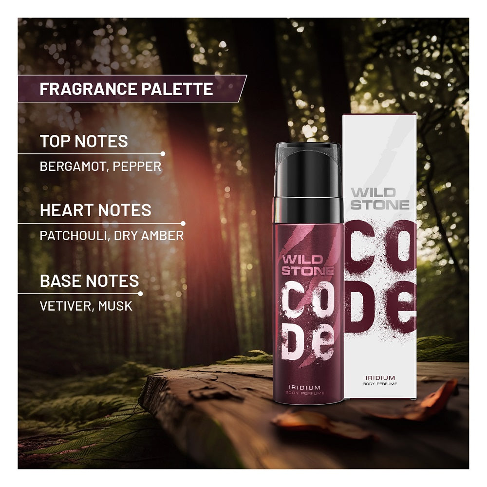 CODE Terra Luxury Perfume and Iridium Body Perfume Combo