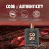 CODE Pyro Luxury Perfume for Men, 100 ml