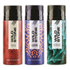 Wild Stone Edge, Legend and Red Deodorant Pack of 3 (150ml each)