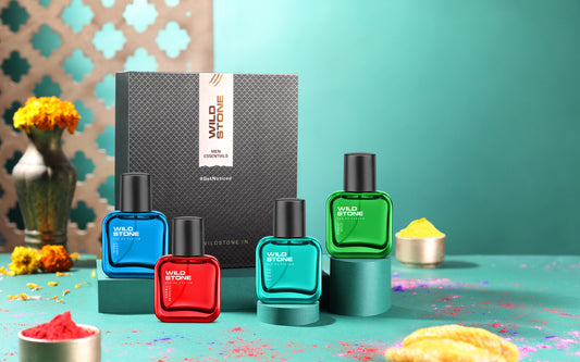 Holi Combo for Men (4 Perfumes - Edge, Ultra Sensual, Forest Spice, & Hydra Energy - 30 ml each)