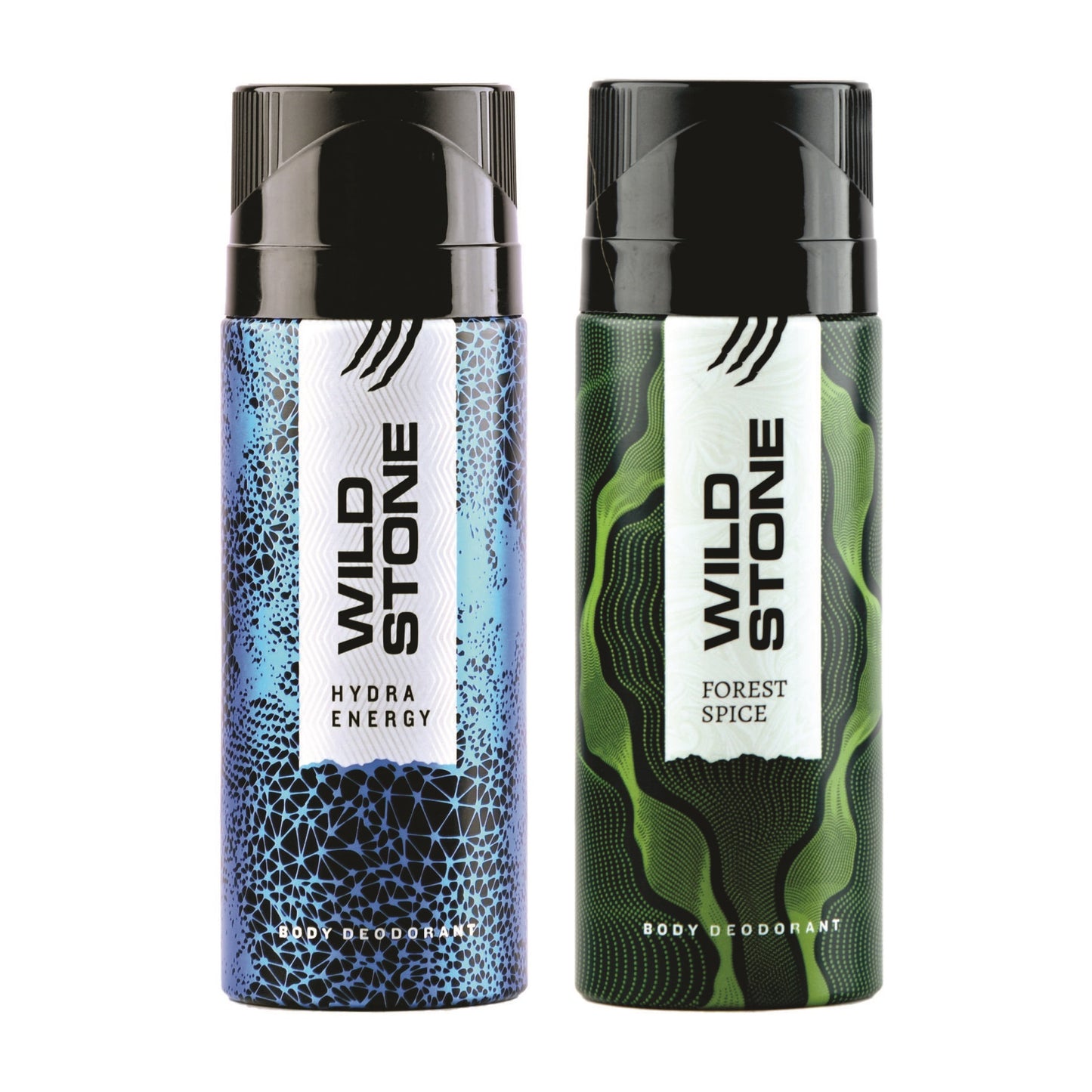 Wild Stone Forest Spice and Hydra Energy Deodorant Pack of 2 (150ml each)