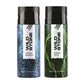 Wild Stone Forest Spice and Hydra Energy Deodorant Pack of 2 (150ml each)