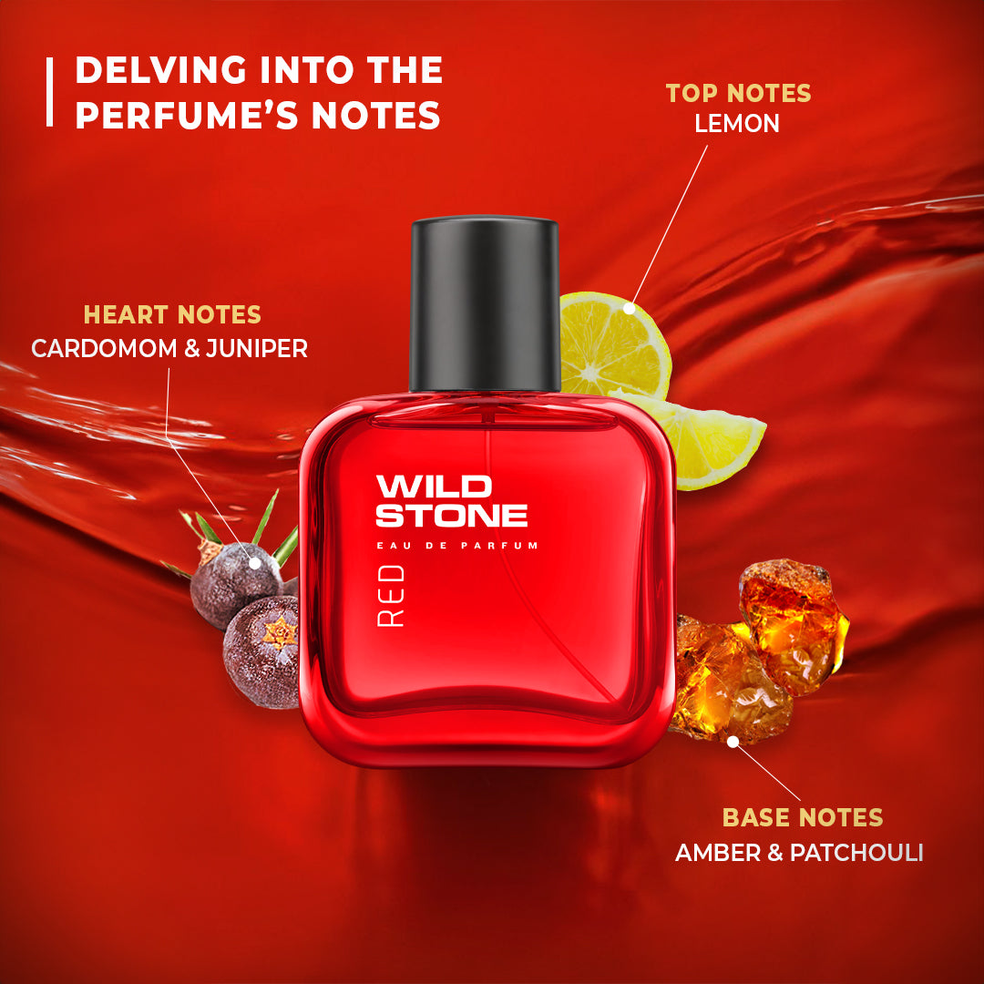 Wild Stone Red perfume gift set for men,50ml