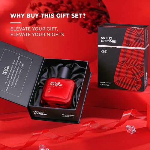 Wild Stone Red perfume gift set for men 50ml