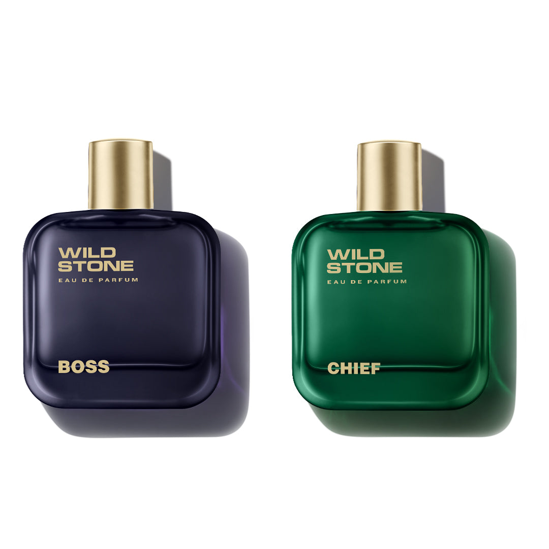 Wild Stone Boss and Chief Perfume, Pack of 2 (100ml each)