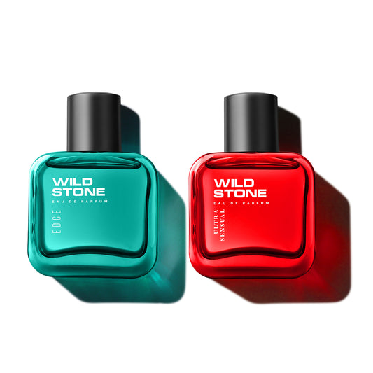 Wild Stone Edge & Ultra Sensual Perfume, Pack of 2 (50ml each)