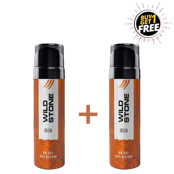 Wild Stone Iron Body Perfume 120ml BUY 1 GET 1 FREE