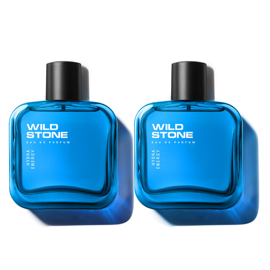 Wild Stone Hydra Energy Perfume, Pack of 2 (100ml each)