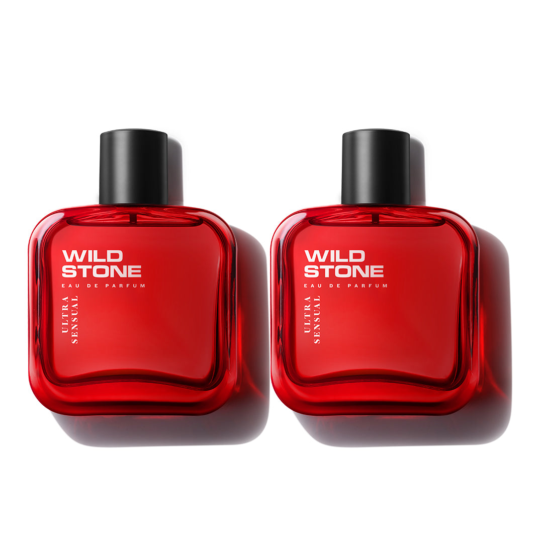 Wild Stone Ultra Sensual Perfume, Pack of 2 (100ml each)