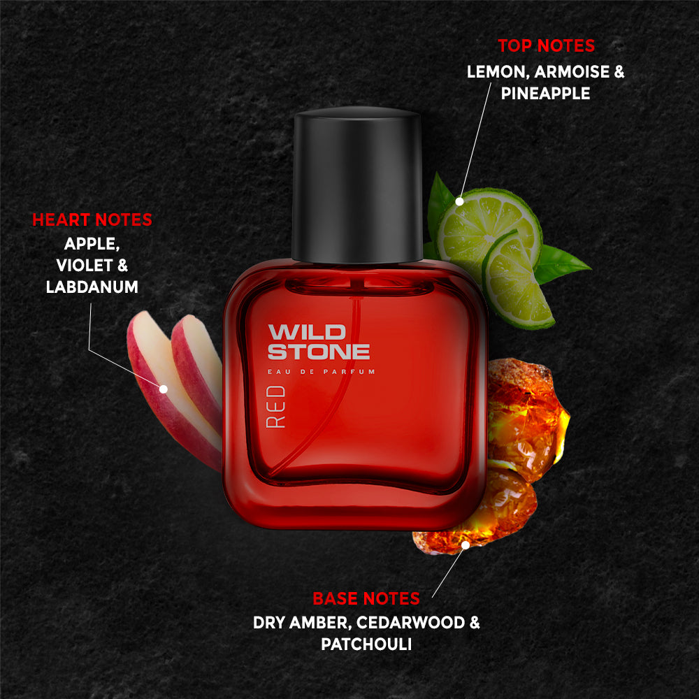 Red Perfume for Men 30ml | Wild Stone