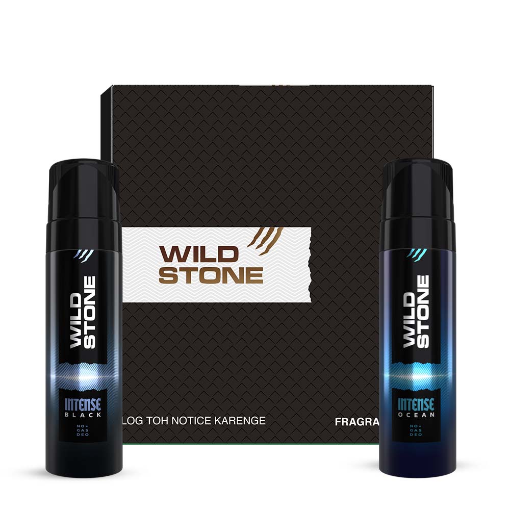 Wild Stone Gift Collection (Intense Black and Ocean, 120ml each)