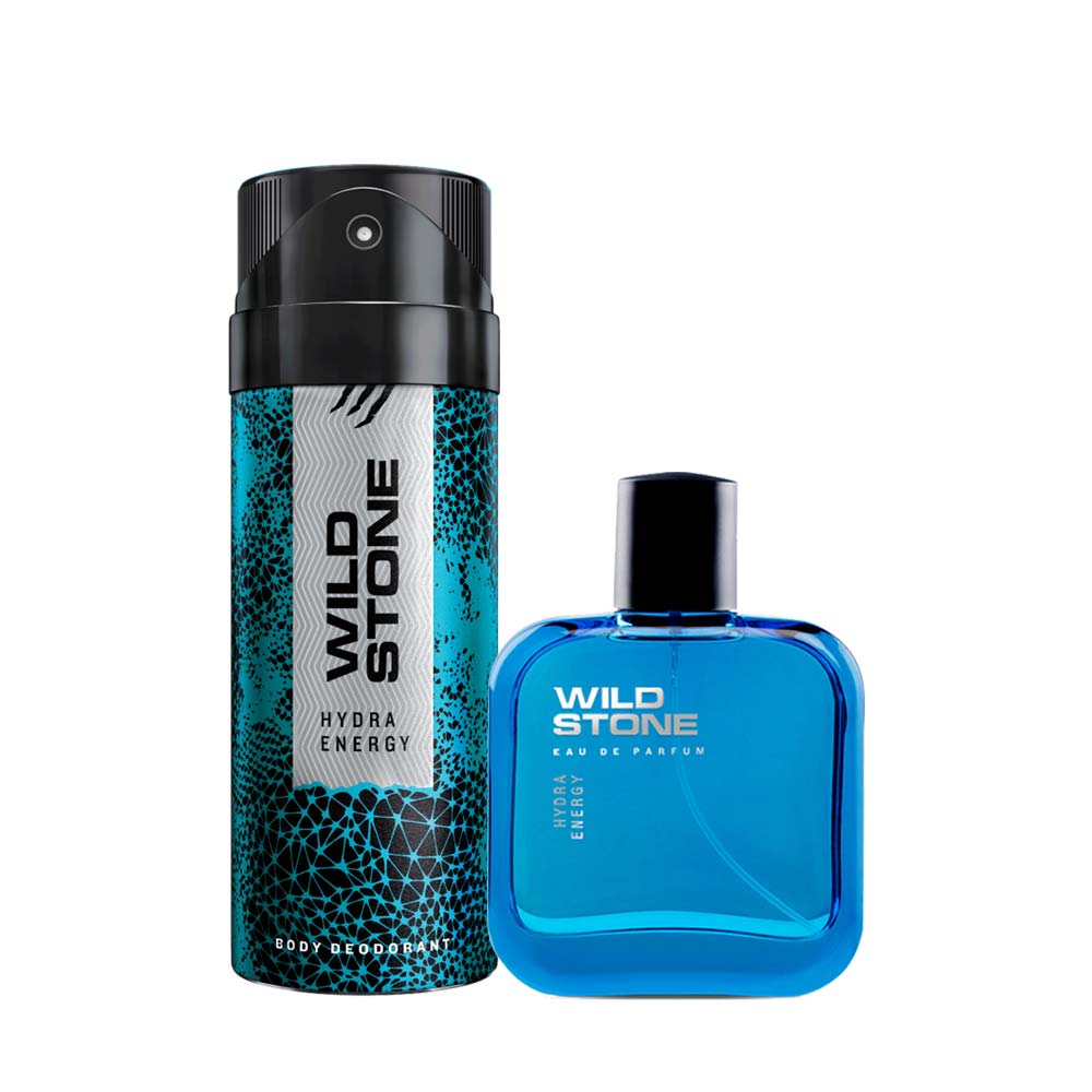 Wild Stone Hydra Energy Deodorant (150 ml) & Perfume (100 ml) Combo Pack