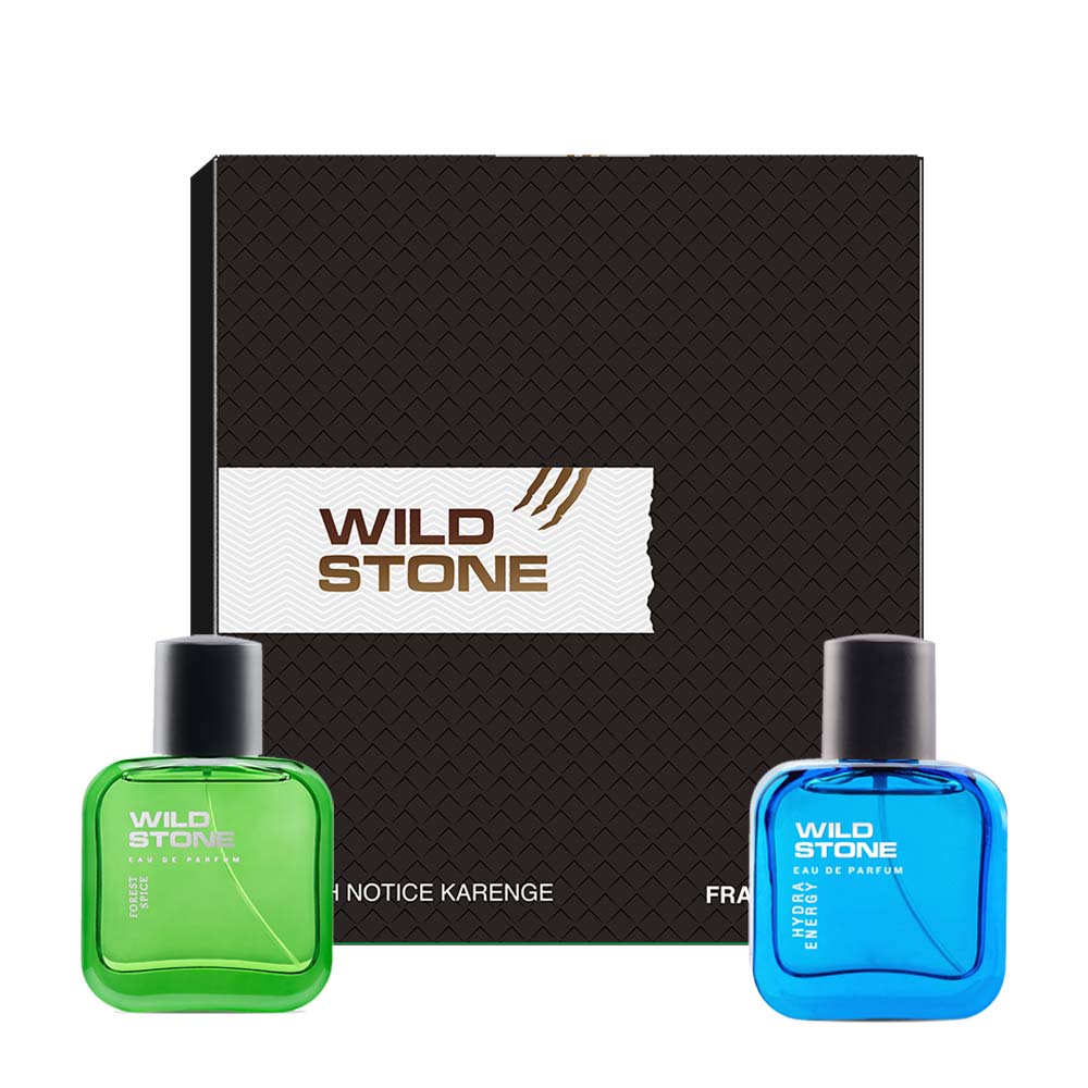 Wild Stone Gift Collection (Forest Spice and Hydra Energy Perfume, 30ml each)