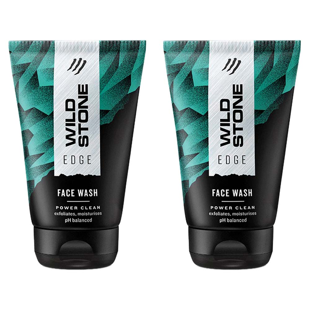 Wild Stone Edge Face Wash, Pack of 2 (100ml each)