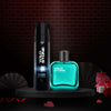 Wild stone Gift Hamper with Intense Black No Gas Deodorant 120ml and Edge Perfume 50ml